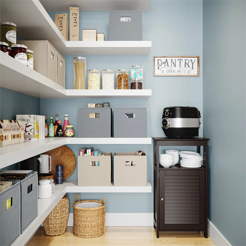 Best deal 🌟 RiverRidge 2-Piece Traditional Fabric Folding Storage Bin Set In Gray ✔️ - Image 11