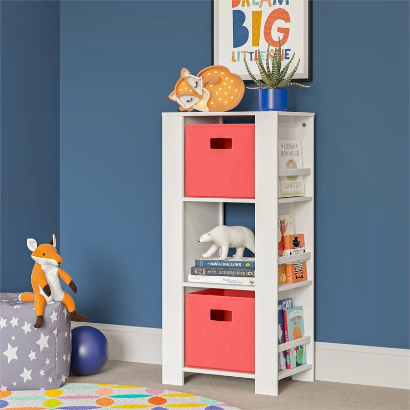Coupon ๐ RiverRidge 2-Piece Traditional Fabric Folding Storage Bin Set In Coral Pink ๐คฉ - Image 2