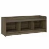 Best Pirce 🎁 RST Brands Holbrook Engineered Wood Modern Wall Mounted Entry Bench - Brown ✔️