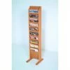 Best deal 🤩 Wooden Mallet Free Standing 10 Pocket Magazine Rack In Light Oak 🤩