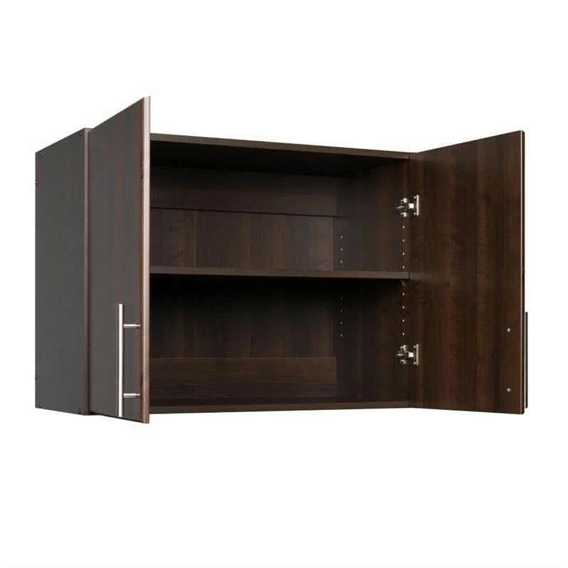 Coupon 🛒 Prepac Elite 32" Stackable Wall Storage Cabinet In Espresso 👏 - Image 2