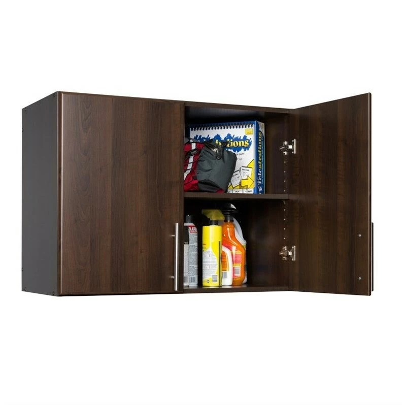 Coupon 🛒 Prepac Elite 32" Stackable Wall Storage Cabinet In Espresso 👏 - Image 3